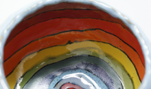 Załaduj obraz do przeglądarki galerii, Beautiful Colourful Pinched Bowl