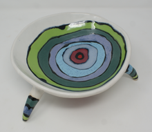 Load image into Gallery viewer, Beautiful Colourful Tripod Bowl
