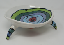 Load image into Gallery viewer, Beautiful Colourful Tripod Bowl