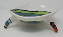 Load image into Gallery viewer, Beautiful Colourful Tripod Bowl