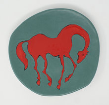 Load image into Gallery viewer, Lovely Red Horse Platter
