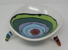 Load image into Gallery viewer, Beautiful Colourful Tripod Bowl