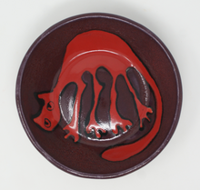 Load image into Gallery viewer, Ugly Cat Gorgeous Purple Bowl