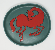 Load image into Gallery viewer, The Mighty Red Horse Platter