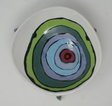 Load image into Gallery viewer, Beautiful Colourful Tripod Bowl