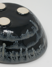 Load image into Gallery viewer, Gorgeous Glacier Blue and Black bowl