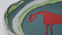 Load image into Gallery viewer, The amazing red horse plate