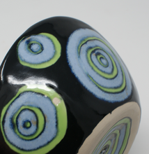 Load image into Gallery viewer, Blue-green and black chunky bowl