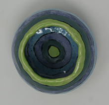 Load image into Gallery viewer, Blues and greens small bowl