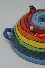 Load image into Gallery viewer, Madly colourful bowl with cute handles and legs