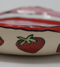 Load image into Gallery viewer, Large organic strawberry serving dish