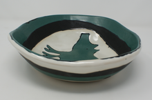 Załaduj obraz do przeglądarki galerii, Lovely Dark Green Piggy Bowl