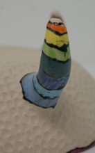 Load image into Gallery viewer, Madly colourful tripod bowl