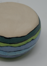 Load image into Gallery viewer, Blues and greens small bowl