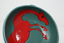 Load image into Gallery viewer, Mighty Red horse Bowl with Handles