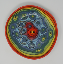 Load image into Gallery viewer, Mad rainbow plate