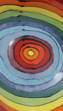 Load image into Gallery viewer, Madly colourful tripod bowl