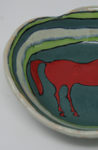 Load image into Gallery viewer, Sweet red horse bowl