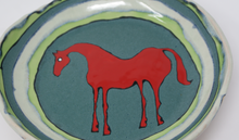 Load image into Gallery viewer, The amazing red horse plate