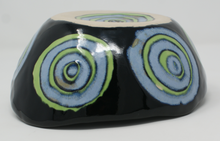 Load image into Gallery viewer, Blue-green and black chunky bowl