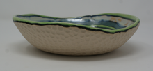 Load image into Gallery viewer, Lovely green set of carved bowl and plates
