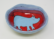 Załaduj obraz do przeglądarki galerii, Blue Piggy Chunky Bowl