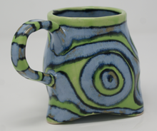 Załaduj obraz do przeglądarki galerii, Blue and green mug
