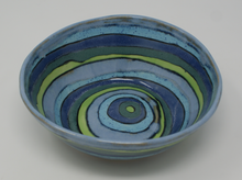 Load image into Gallery viewer, Blues and greens bowl
