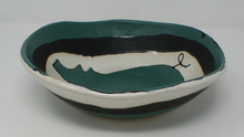 Załaduj obraz do przeglądarki galerii, Lovely Dark Green Piggy Bowl