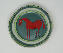Load image into Gallery viewer, The amazing red horse plate