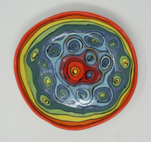 Load image into Gallery viewer, Mad rainbow plate