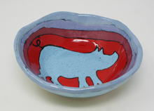 Załaduj obraz do przeglądarki galerii, Blue Piggy Chunky Bowl
