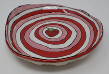 Load image into Gallery viewer, Large organic strawberry serving dish
