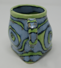 Załaduj obraz do przeglądarki galerii, Blue and green mug