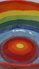 Load image into Gallery viewer, Rainbow & flowers bowl