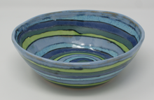 Load image into Gallery viewer, Blues and greens bowl