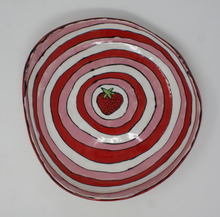 Load image into Gallery viewer, Large organic strawberry serving dish