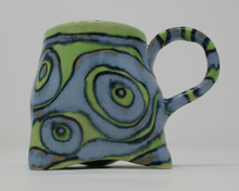 Załaduj obraz do przeglądarki galerii, Blue and green mug