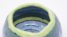 Load image into Gallery viewer, Blues and greens small bowl