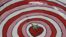 Load image into Gallery viewer, Large organic strawberry serving dish