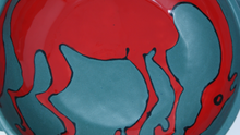 Load image into Gallery viewer, Mighty Red horse Bowl with Handles