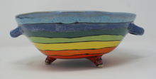 Load image into Gallery viewer, Madly colourful bowl with cute handles and legs