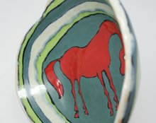 Load image into Gallery viewer, Sweet red horse bowl