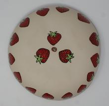 Load image into Gallery viewer, Large organic strawberry serving dish