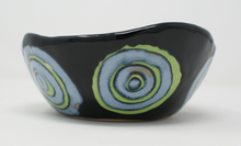 Load image into Gallery viewer, Blue-green and black chunky bowl