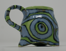 Załaduj obraz do przeglądarki galerii, Blue and green mug