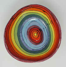 Load image into Gallery viewer, Madly colourful tripod bowl