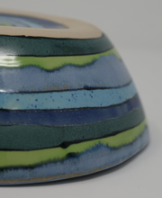 Load image into Gallery viewer, Blues and greens bowl