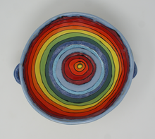 Load image into Gallery viewer, Madly colourful bowl with cute handles and legs