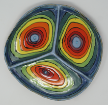 Load image into Gallery viewer, Madly colourful serving platter